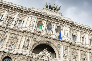 Obraz premium corte di cassazione, oberster Kassationsgerichtshof, rom