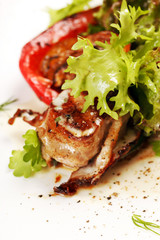 meat with vegetables