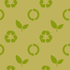 Geometric recycle pattern