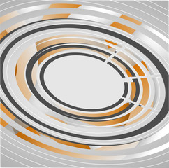 Abstract technology circles background
