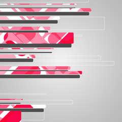 Obraz premium Abstract futuristic geometric shapes