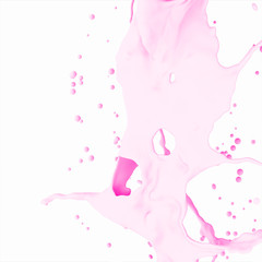 Abstract Water Drops on a white background