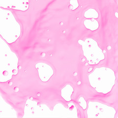 Abstract Water Drops on a white background