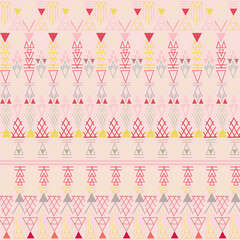 Aztec pastel peachy pattern