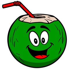 Coconut Water Mascot