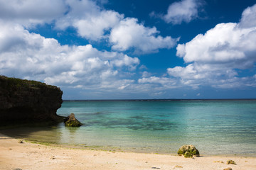 沖縄 今帰仁のビーチ