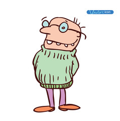 funny cartoons, Vector illustration.