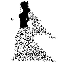 Fototapeta premium Vector silhouettes.