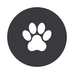 Vector modern  gray circle icon