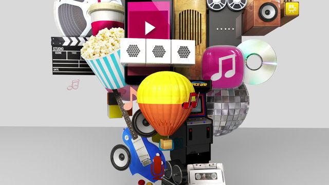 Exploding entertainment contents in the TV(included Alpha)