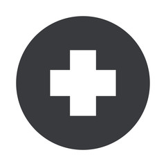 Obraz premium Vector modern gray circle icon