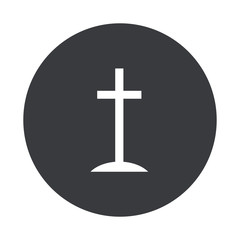 Obraz premium Vector modern gray circle icon