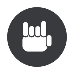 Vector modern  gray circle icon