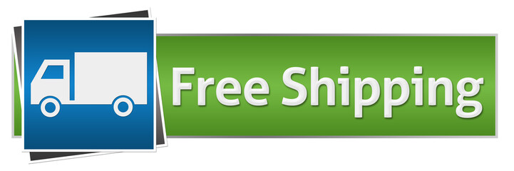 Free Shipping Green Blue With Truck