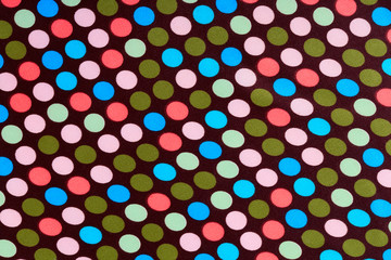fabric with polka dots