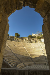 Ancient theater under Acropolis of Athens, Greece. © De Visu