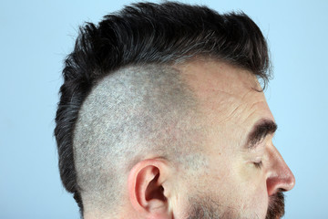 Obraz premium mohawk hairstyle