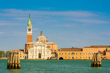 Fototapeta na wymiar Blick zur Insel San Giorgio Maggiore in Venedig, Italien