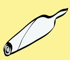 Cartoon Marijuana Joint