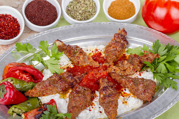 Turkish Kebab Adana, Urfa, Beyti, Abbaganus, Sogurme