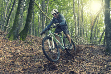Fototapeta premium Rider in action