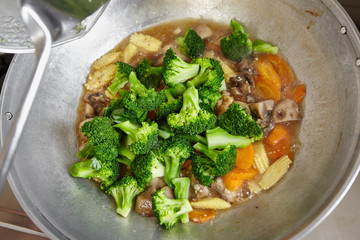 Stir fry cap cai