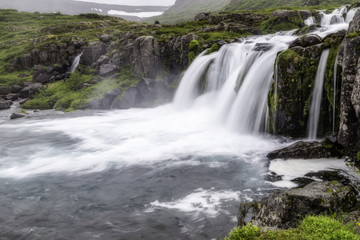Fototapeta premium Dynjandi, a Waterfall in Iceland