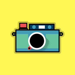 Retro Hipster Analog Camera