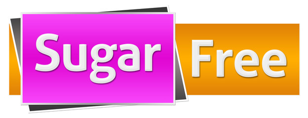 Sugar Free Pink Orange Horizontal