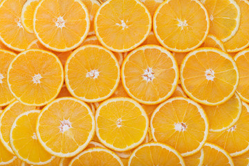 Orange rings as background