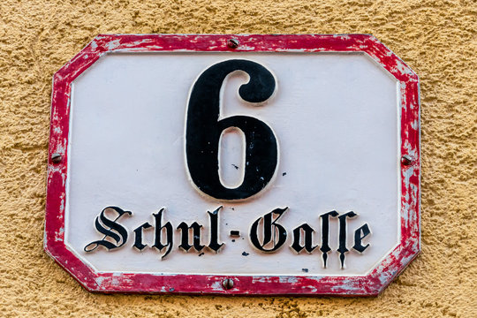Stra&szlig;enbezeichnungSchulgasse