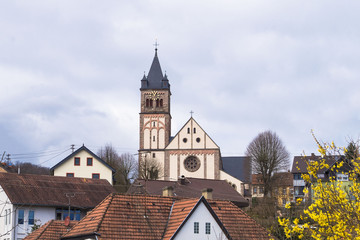Fototapeta premium Kirche in Fischbach