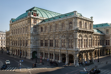 Fototapeta na wymiar Wiener Staatsoper - Rückansicht