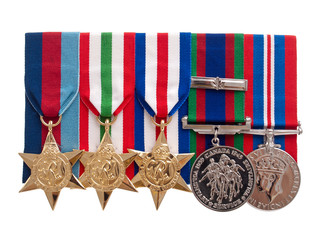 Obraz premium World War II Canadian medals