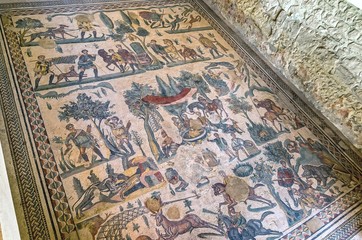  Villa romaine du Casale,Piazza Armerina,Sicile.