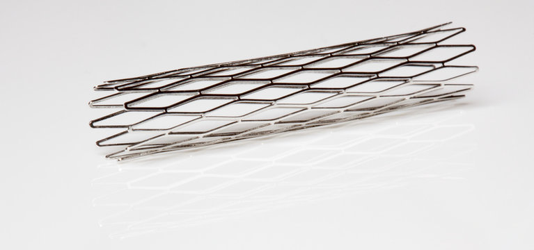 Stent wird ge&ouml;ffnet