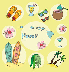 The set of national profile of the hawai