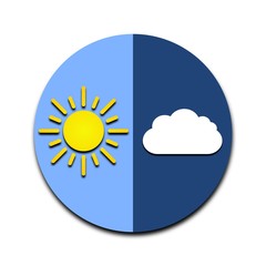 Sun, cloud icon