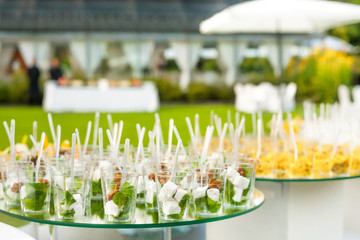 assortment Appetizers and finger food