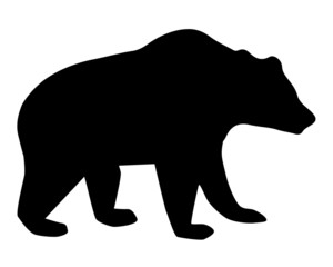 Braunbär Silhouette