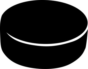 Naklejka premium Hockey Puk