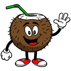 Coconut Drink Waving