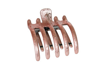 hair clip isolated on white