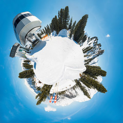 Austrian Alps - 360 degree view panorama, Mayrhofen