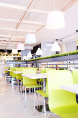 Modern cafe interior