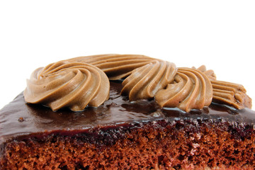 The upper part of cake