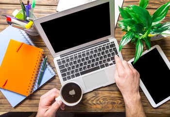 Laptop. Digital Online Internet Browsing Development Diversity