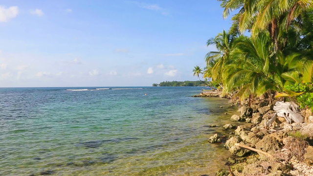 Boca del Drago beach on the archipelago Bocas del Toro, Panama