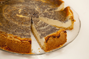 Käse-Mohnkuchen