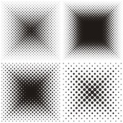 Backgrounds with halftone effect